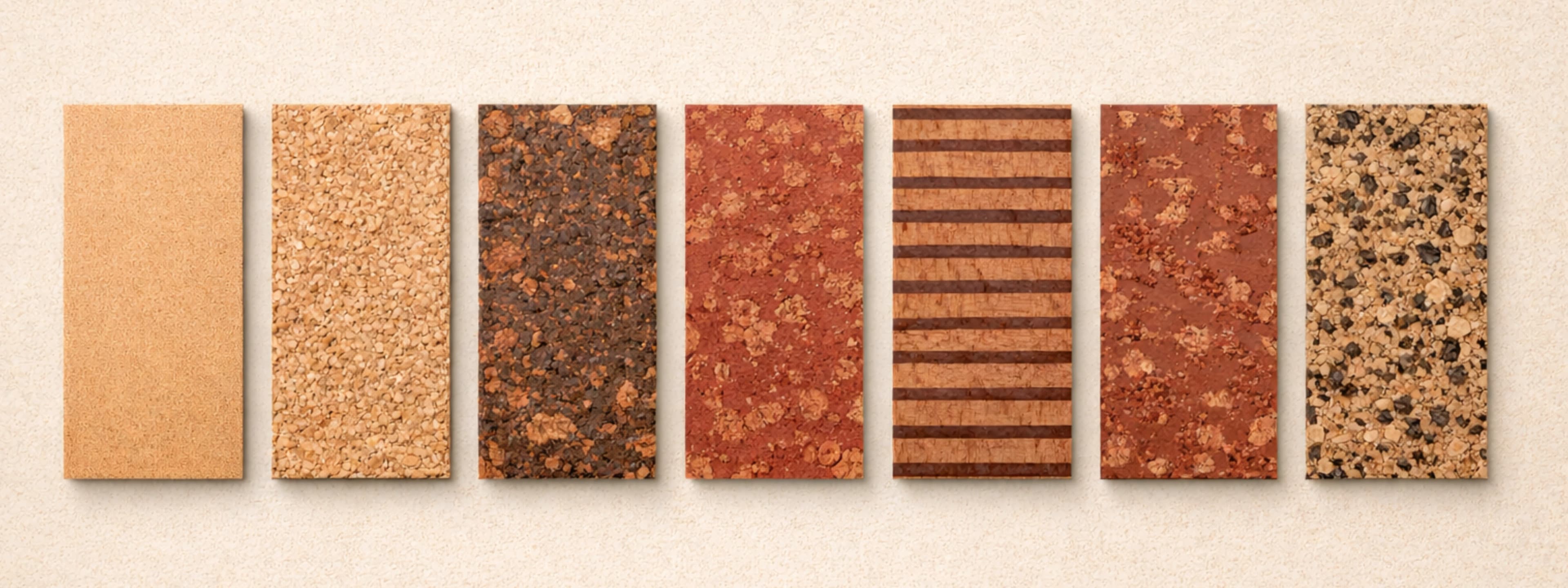 Cork texture grid and library collection