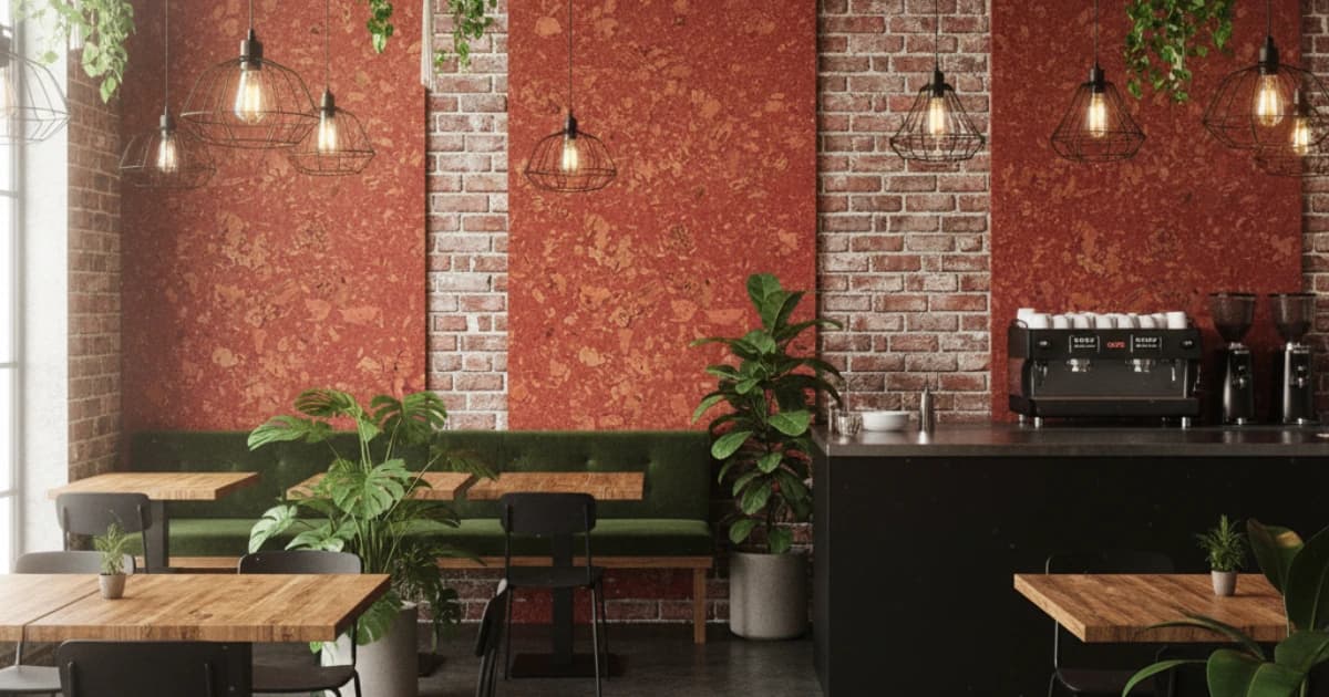 Cork wall panel and interior surface installation